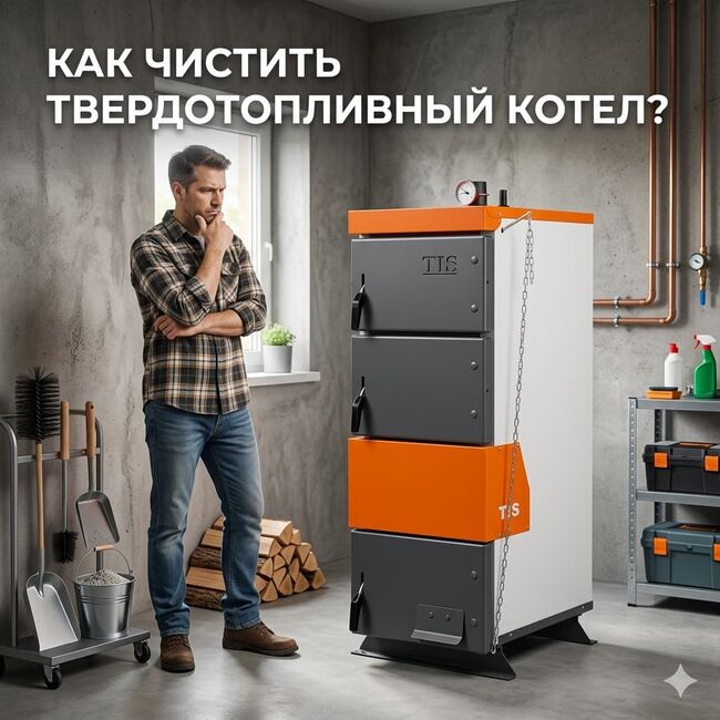 Как чистить твердотопливный котел?. Фото №1