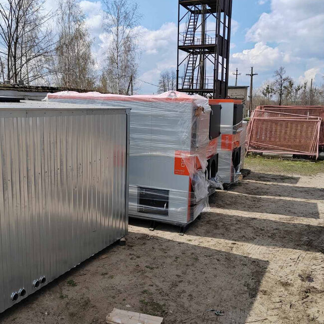 Мощные котлы на 1000 кВт на объекте. Фото №1