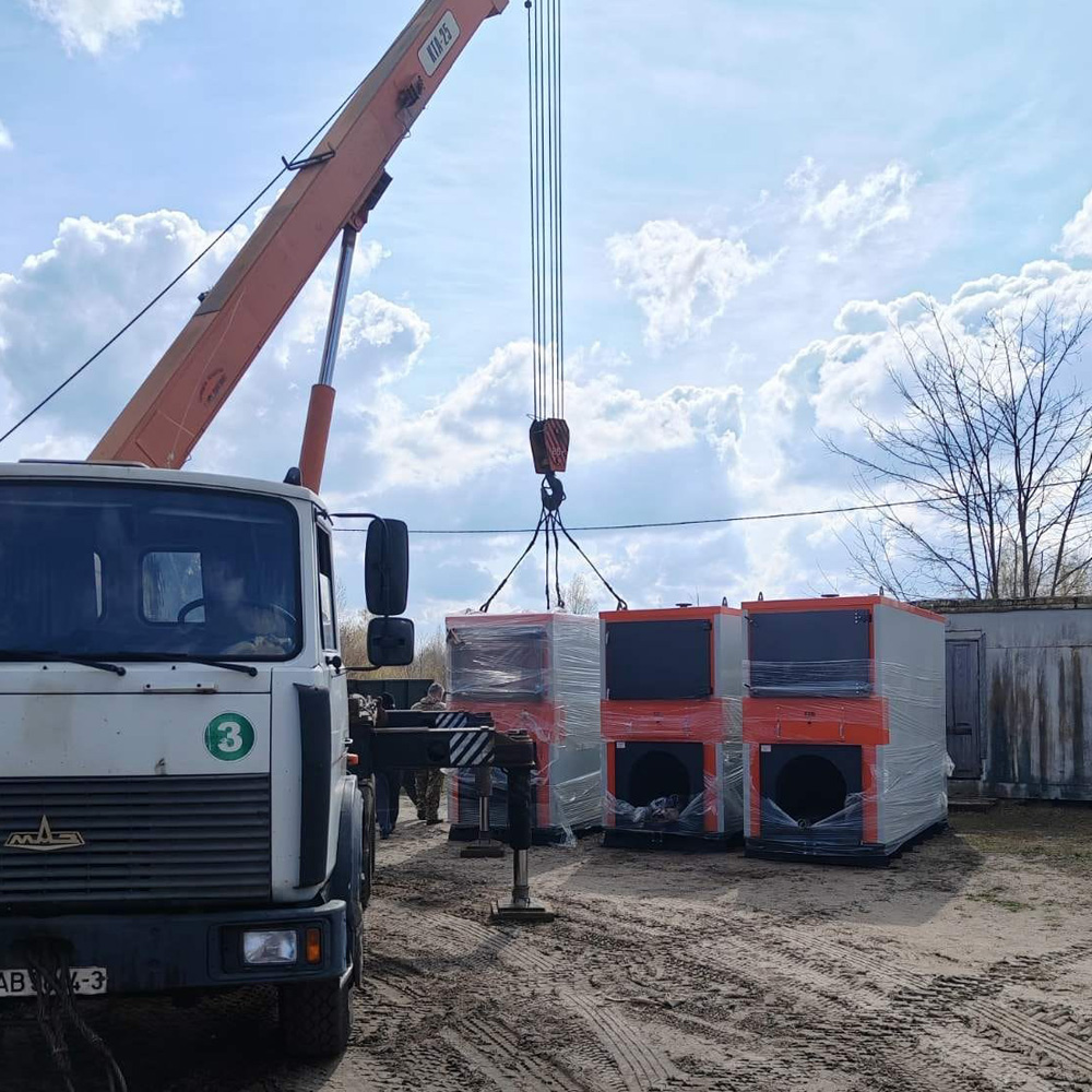 Мощные котлы на 1000 кВт на объекте